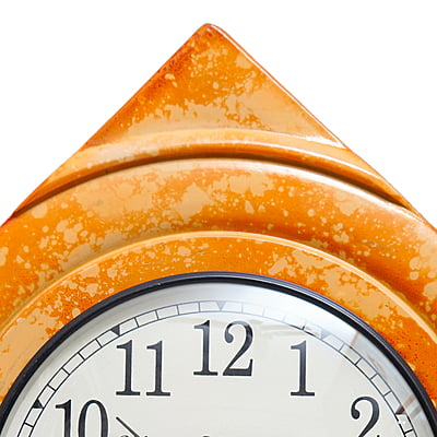 Handcrafted Diamond Wooden Analog Wall Clock with Marble Finish (18*18 Inch, 12 Inch Dial) Handcrafted Diamond Wooden Analog Wall Clock with Marble Finish (18*18 Inch, 12 Inch Dial)