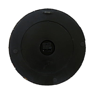 Unique Handcrafted Wooden Clock - 18 Inch Round Analog Design with 12 Inch Dial Unique Handcrafted Wooden Clock - 18 Inch Round Analog Design with 12 Inch Dial