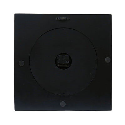 Handcrafted Square Analog Wooden Clock - 18*18 Inch Beauty with a 12 Inch Dial in Rich Black Hue! Handcrafted Square Analog Wooden Clock - 18*18 Inch Beauty with a 12 Inch Dial in Rich Black Hue!