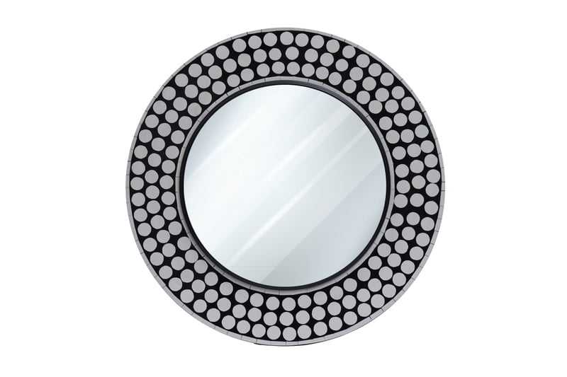 Elegance Personified: Royal Craft Palace 18-Inch Handcrafted Wooden Mirror with Marble Finish