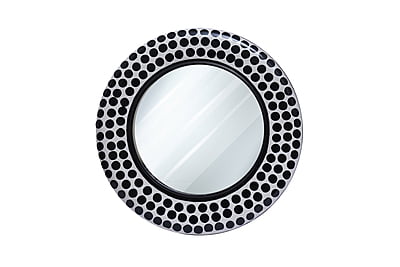 Captivating Artistry: Experience the Majesty of the Royal Craft Palace 18-Inch Marble Mirror