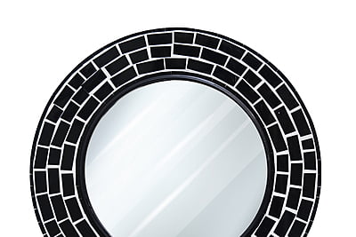 Regal Reflections: Unveiling the Royal Craft Palace 18-Inch Handcrafted Mirror with Marble Finish